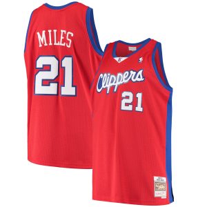Mitchell & Ness Darius Miles LA Clippers Red Hardwood Superb Classics Swingman Jersey Time - sensitive! Order now before the deal expires.
