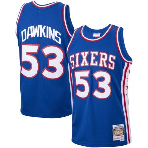 Mitchell & Ness Stylish Darryl Dawkins Philadelphia 76ers Royal 1976/77 Hardwood Classics Swingman Jersey Designed for performance! Get this functional jersey.