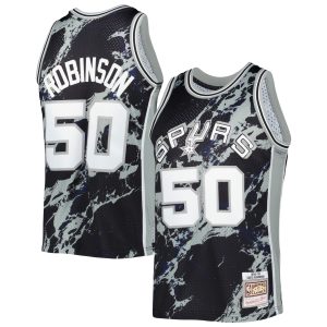 Mitchell & Ness David Robinson San Impressive Antonio Spurs Black 1998/99 Hardwood Classics Marble Swingman Jersey Experience luxury! Order this high - end jersey.