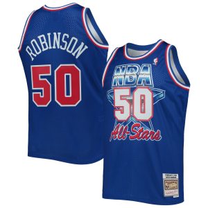 Mitchell & Ness David Robinson Western Conference Royal Hardwood Classics 1992 NBA All Star Notable Game Swingman Jersey Flash sale! Snag this great jersey at a discounted price.