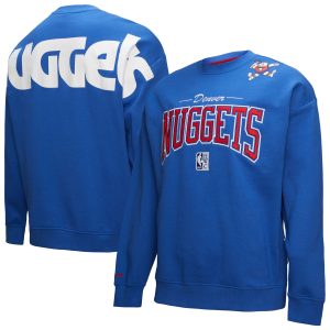 Mitchell & Ness Denver Nuggets Royal Hardwood Classics There & Fabulous Back 2.0 Vintage Pullover Sweatshirt Stand out from the crowd! Wear this eye - catching jersey.