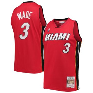 Mitchell & Ness Dwyane Wade Miami Heat Red Big Captivating & Tall Hardwood Classics 2005/06 Swingman Jersey Hurry! Exclusive offer. Get your hands on this outstanding jersey right away.