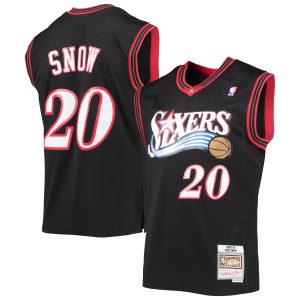 Mitchell & Ness Eric Snow Stunning Philadelphia 76ers Black 2000/01 Hardwood Classics Swingman Jersey For a short time only! Don't miss out on this fantastic jersey.