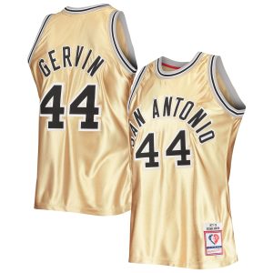 Mitchell & Ness George Gervin San Antonio Spurs Gold 75th Anniversary 1977/78 Hardwood Premium Classics Swingman Jersey Perfect fit! Order this comfortable jersey.
