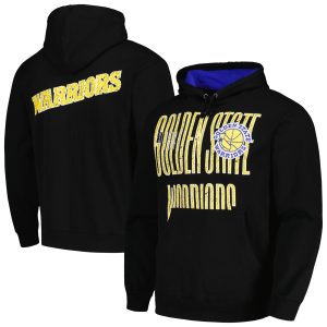 Mitchell & Ness Golden State Warriors Black Superior Hardwood Classics OG 2.0 Pullover Hoodie Experience luxury! Order this high - end jersey.