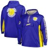 Mitchell & Ness Golden State Warriors Stylish Royal Big & Tall Hardwood Classics Team OG 2.0 Anorak Hoodie Quarter Zip Windbreaker Jacket Stand out from the crowd! Wear this eye - catching jersey.