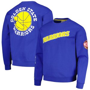 Mitchell & Ness Golden State Warriors Royal Hardwood Classics There and Remarkable Back Pullover Sweatshirt New arrival! Check out this fresh and exciting jersey.