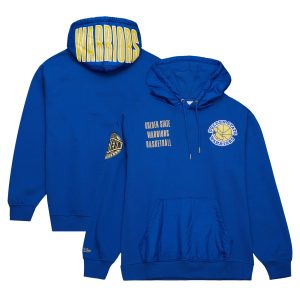 Mitchell & Ness Golden State Warriors Royal Team OG Stunning 2.0 Vintage Logo Fleece Pullover Hoodie Be the first! Order this trendy jersey ahead of the crowd.