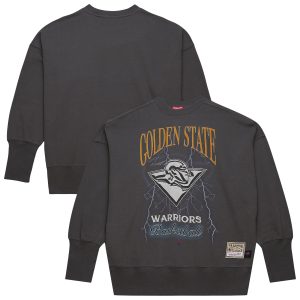 Mitchell & Ness Golden State Warriors Women's Charcoal Hardwood Classics Exquisite Lightweight Pullover Sweatshirt For the true fans! Secure this authentic jersey now.