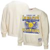 Mitchell & Premium - grade Ness Golden State Warriors Women's Cream Oversprayed Pullover Sweatshirt Hurry! Exclusive offer. Get your hands on this outstanding jersey right away.