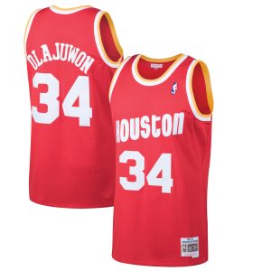 Mitchell Gorgeous & Ness Hakeem Olajuwon Houston Rockets Red 1993/94 Hardwood Classics Swingman Jersey Time - sensitive! Order now before the deal expires.