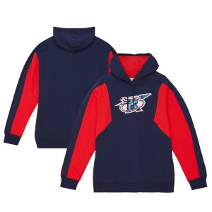 Mitchell & Ness Houston Rockets Navy Color Block 2.0 Fleece Pullover Enchanting Hoodie Team spirit! Show it off with this awesome jersey.