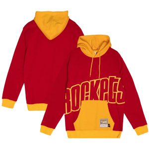 Mitchell & Ness Houston Rockets Red Hardwood Classics Big Striking Face 5.0 Pullover Hoodie Don't be left out! Get this stylish jersey and show your team pride.