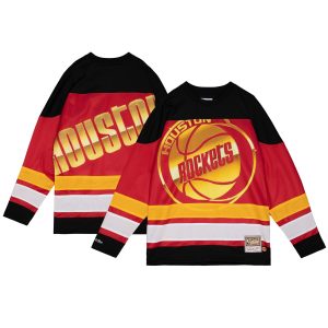 Mitchell & Ness Houston Phenomenal Rockets Women's Red Hardwood Classics Big Face 4.0 Hockey Jersey Hurry! Exclusive offer. Get your hands on this outstanding jersey right away.