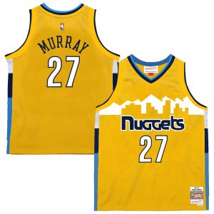 Mitchell & Ness Jamal Murray Denver Admirable Nuggets Yellow 2017 18 Swingman Jersey Gift idea! Surprise a sports fan with this amazing jersey.
