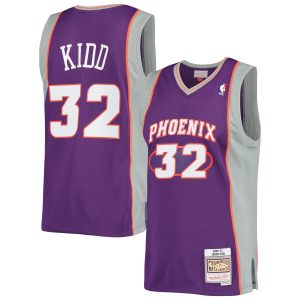 Mitchell & Ness Jason Kidd Remarkable Phoenix Suns Purple 2000/01 Hardwood Classics Swingman Jersey For the true fans! Secure this authentic jersey now.
