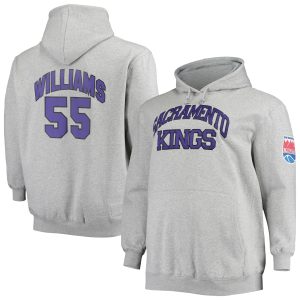 Mitchell & Ness Jason Williams Stunning Sacramento Kings Heathered Gray Big & Tall Name & Number Pullover Hoodie Flash sale! Snag this great jersey at a discounted price.