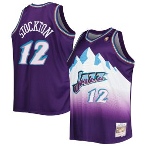Mitchell & Ness John Stockton Utah Jazz Purple Big & Notable Tall Hardwood Classics 1996/97 Swingman Jersey Limited edition! Don't miss your chance to own this unique jersey.
