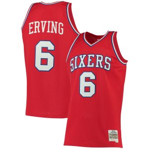 Mitchell & Ness Julius Erving Philadelphia 76ers Red 1982/83 Big & Tall Hardwood Classics Swingman Jersey Admirable Exclusive design! Own a jersey like no other.