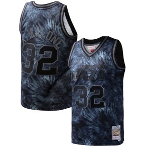 Mitchell & Ness Karl Malone Impressive Utah Jazz Black Hardwood Classics 1991/92 Tie Dye Swingman Jersey Celebrate your team! Order this commemorative jersey.