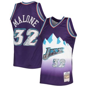Mitchell & Ness Karl Malone Utah Jazz Purple 1996/97 Hardwood Classics NBA 75th Sophisticated Anniversary Diamond Swingman Jersey Be the first! Order this trendy jersey ahead of the crowd.