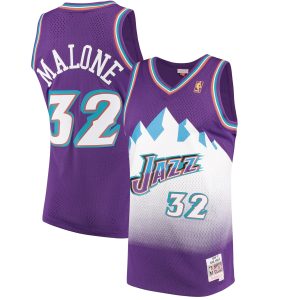 Mitchell Amazing & Ness Karl Malone Utah Jazz Purple 1996/97 Hardwood Classics Swingman Jersey High - demand item! Order this sought - after jersey immediately.
