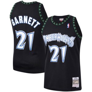 Mitchell & Ness Kevin Garnett Minnesota Magnificent Timberwolves Black Hardwood Classics Swingman Jersey Trending now! Grab this hot jersey while you can.
