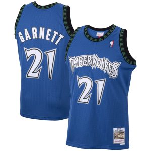 Mitchell & Amazing Ness Kevin Garnett Minnesota Timberwolves Blue Big & Tall 2003/04 Hardwood Classics Swingman Jersey Unbeatable style! Get this stylish jersey now.