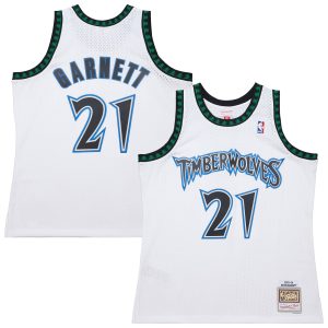 Mitchell & Fantastic Ness Kevin Garnett Minnesota Timberwolves White Hardwood Classics Swingman Jersey Perfect fit! Order this comfortable jersey.