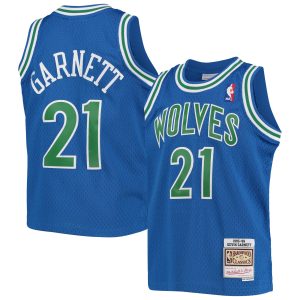 Mitchell & Ness Kevin Remarkable Garnett Minnesota Timberwolves Youth Blue 1995 96 Hardwood Classics Swingman Jersey Upgrade your fan gear! Order this premium jersey today.