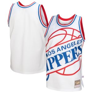 Mitchell & Ness LA Stunning Clippers White Hardwood Classics Blown Out Fashion Jersey Authentic look! Wear this genuine jersey.