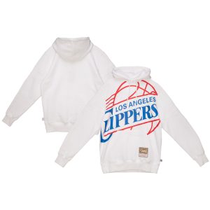 Mitchell & Ness LA Elegant Clippers White Substantial Fleece Pullover Hoodie Act fast! Only a handful left. Secure this amazing jersey now.