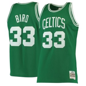 Mitchell & Ness Larry Bird Boston Celtics Kelly Green Hardwood Classics Swingman Sophisticated Jersey High - demand item! Order this sought - after jersey immediately.