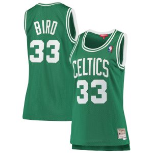 Mitchell & Impressive Ness Larry Bird Boston Celtics Women's Green 1985 86 Hardwood Classics Swingman Jersey Perfect fit! Order this comfortable jersey.