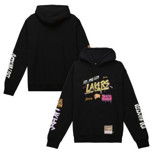 Mitchell & Ness Los Angeles Lakers Black Prime Hardwood Classics Slap Sticker Pullover Hoodie For a short time only! Don't miss out on this fantastic jersey.