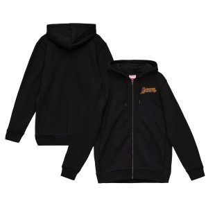 Mitchell Unique & Ness Los Angeles Lakers Black Heavyweight Fleece Full Zip Hoodie Exclusive design! Own a jersey like no other.