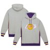 Mitchell & Ness Los Angeles Lakers Heather Gray Hardwood Classics Charming Premium Fleece Pullover Hoodie Be the first! Order this trendy jersey ahead of the crowd.