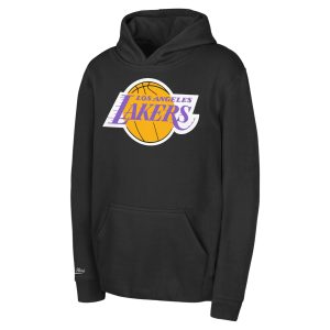 Mitchell & Ness Los Superb Angeles Lakers Preschool Black Retro Logo Pullover Hoodie Best - selling! Order this popular jersey before it's out of stock.