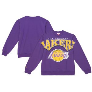 Mitchell & Ness Los Angeles Captivating Lakers Purple Hardwood Classics Fashion Fleece Pullover Sweatshirt Limited edition! Don't miss your chance to own this unique jersey.