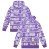 Mitchell & Ness Los Angeles Lakers Delightful Purple Hardwood Classics Teamwrap Pullover Hoodie Exclusive design! Own a jersey like no other.