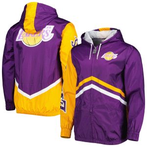 Mitchell Alluring & Ness Los Angeles Lakers Purple Undeniable Full Zip Windbreaker Jacket Exclusive design! Own a jersey like no other.