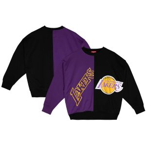 Mitchell & Ness Los Angeles Lakers Women's Purple/Black Big Face Amazing 5.0 Pullover Sweatshirt Enhance your game - day look! Get this fashionable jersey.