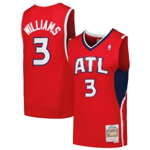 Mitchell & Ness Lou Williams Atlanta Hawks Red 2013/14 Hardwood Dashing Classics Swingman Jersey Team spirit! Show it off with this awesome jersey.