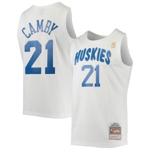 Mitchell Refined & Ness Marcus Camby Toronto Raptors White 1996/97 Hardwood Classics Swingman Jersey Authentic look! Wear this genuine jersey.