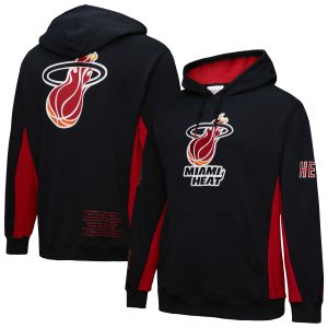 Mitchell & Ness Miami Top - notch Heat Black Hardwood Classics Team Origins Fleece Pullover Hoodie Hurry! Exclusive offer. Get your hands on this outstanding jersey right away.