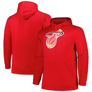 Mitchell & Ness Miami Heat Red Striking Hardwood Classics Big & Tall Pullover Hoodie Join the elite! Get this exclusive jersey.