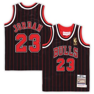 Mitchell & Ness Michael Jordan Chicago Bulls Infant Marvelous Black 1996/97 Hardwood Classics Authentic Jersey Unbeatable style! Get this stylish jersey now.