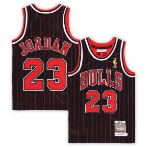 Mitchell Refined & Ness Michael Jordan Chicago Bulls Preschool Black 1996/97 Hardwood Classics Authentic Jersey Unbeatable style! Get this stylish jersey now.