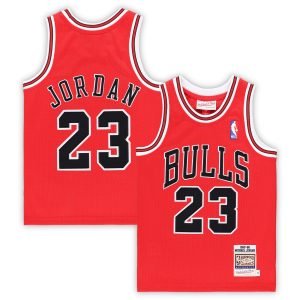 Mitchell & Ness Michael Jordan Chicago Bulls Preschool Red Alluring 1997/98 Hardwood Classics Authentic Jersey Team spirit! Show it off with this awesome jersey.