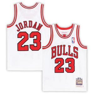 Mitchell & Ness Michael Jordan Chicago Bulls Preschool White 1997/98 Fabulous Hardwood Classics Authentic Jersey Exclusive design! Own a jersey like no other.
